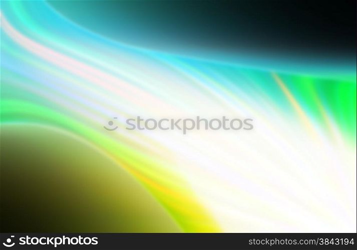 abstract green background with motion blur