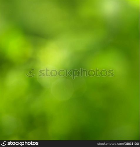 abstract green background with natural bokeh