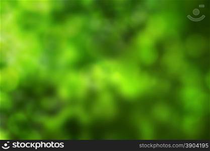 abstract green background with natural bokeh