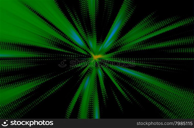 abstract green color background with radial spin motion blur