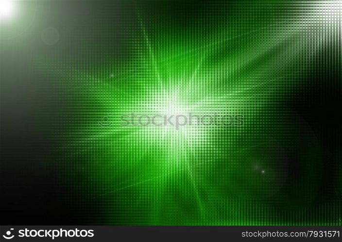 abstract green futuristic stripe background design with lights