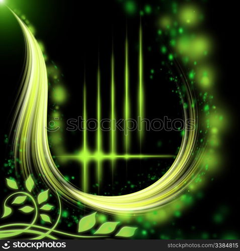 abstract green pattern