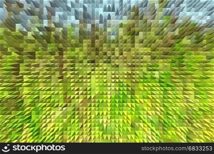 abstract green pattern like an explosion. creative abstract green pattern like an explosion