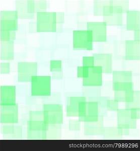 Abstract Green Squares Background. Abstract Green Squares Futuristic Pattern. Abstract Green Squares Background