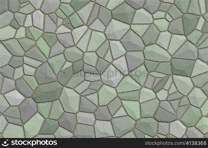 Abstract green tiles