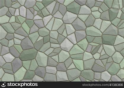 Abstract green tiles
