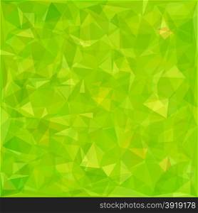 Abstract Green Triangle Background. Abstract Green Pattern.. Green Background