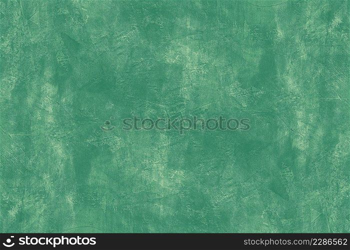 Abstract green vintage grunge background texture, illustration, soft blurred texture in center with blank , simple elegant green background