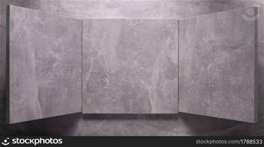 Abstract grey background texture at table or wall. Picture frame at gray wall background surface
