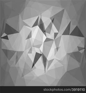 Abstract Grey Polygonal Background. Grey Stones Texture.. Grey Background