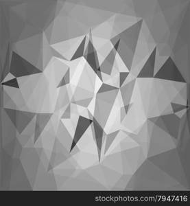 Abstract Grey Polygonal Background. Grey Stones Texture.. Grey Background