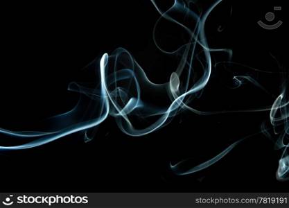 abstract grey smoke isolated