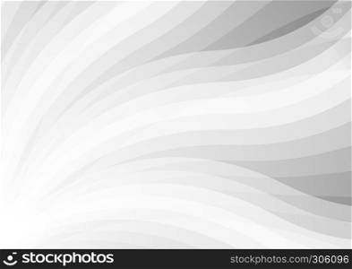 Abstract grey white wavy pattern background. Abstract light grey wavy pattern background