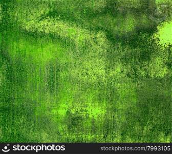 Abstract grunge background - green scratched texture