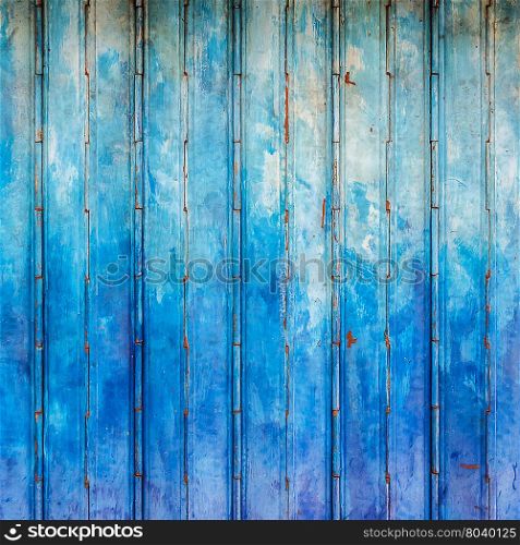 Abstract grunge blue metal texture background