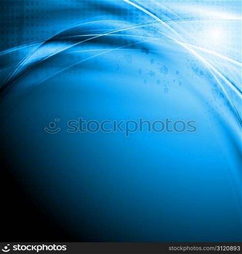 Abstract grunge waves. Vector illustration eps 10