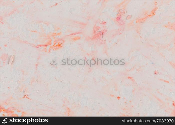 Abstract grungy painted background texture in different colors of red, yellow, white and orange