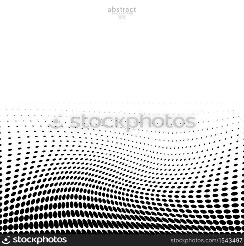 Abstract halftone dotted background. Futuristic grunge pattern, dot, wave. Vector modern optical pop art texture for posters, sites, business cards, cover, labels mock-up, vintage layout