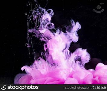 abstract heavy pink fog dark liquid