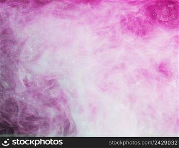 abstract heavy pink fog with blue bits
