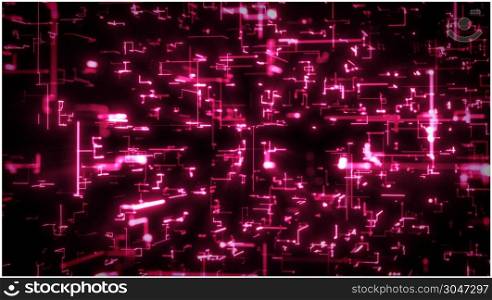 Abstract High Digital Technology Background Loop