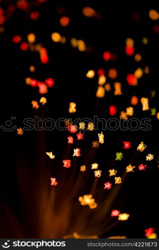 abstract holiday lights background