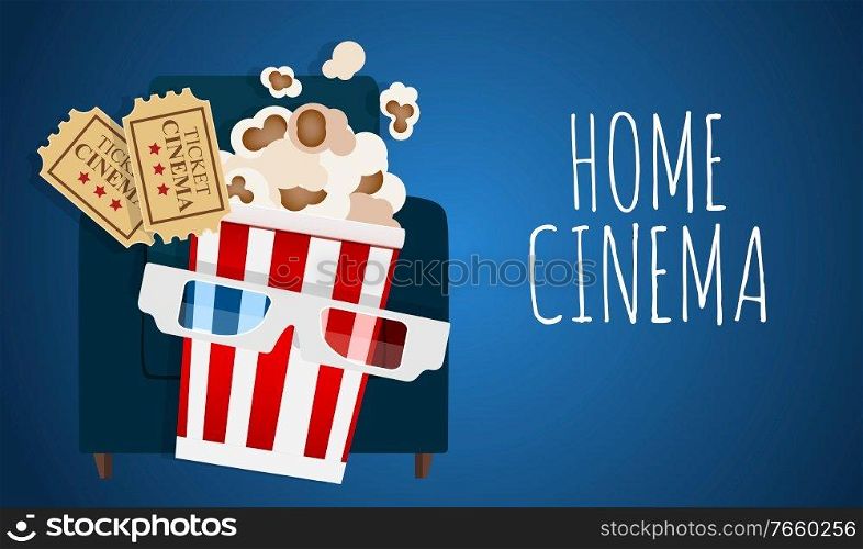 Abstract Home Cinema Background. Vector Illustration EPS10. Abstract Home Cinema Background. Vector Illustration