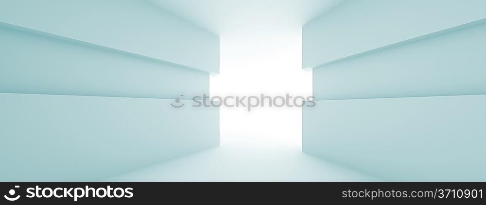 Abstract Horizontal Panoramic Interior Background