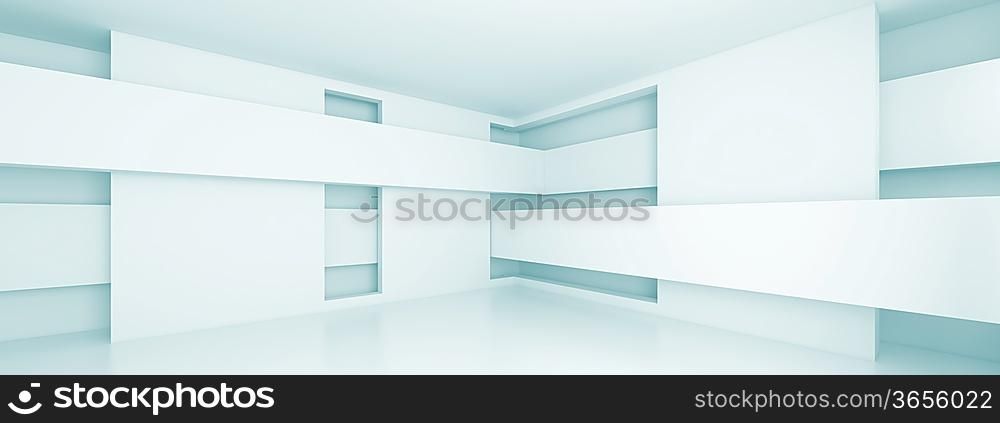 Abstract Horizontal Panoramic Interior Design