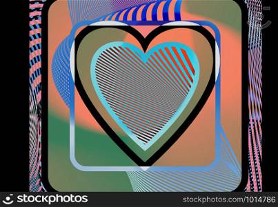 Abstract illustration of Heart shape