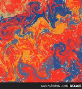 abstract image of mixed colorful paints , Acrylic texture with marble pattern for background