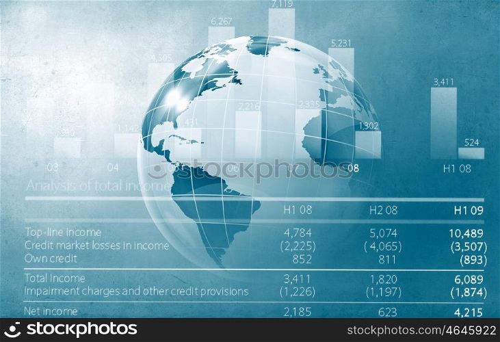 Abstract image with business and marketing concept. Business theme