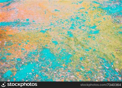 Abstract image with color dust                               