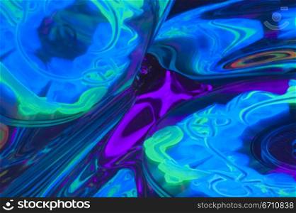 Abstract image with neon colours