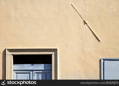 abstract in venegono italy the old wall and church door