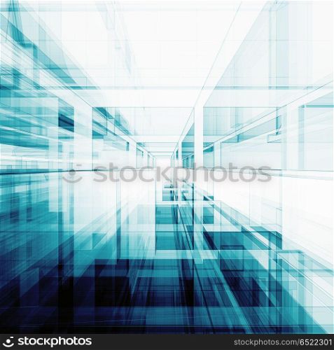 Abstract industry 3d rendering. Abstract industry. Concept 3D rendering design image