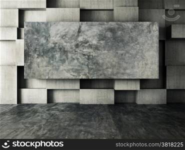abstract interior of concrete wall background