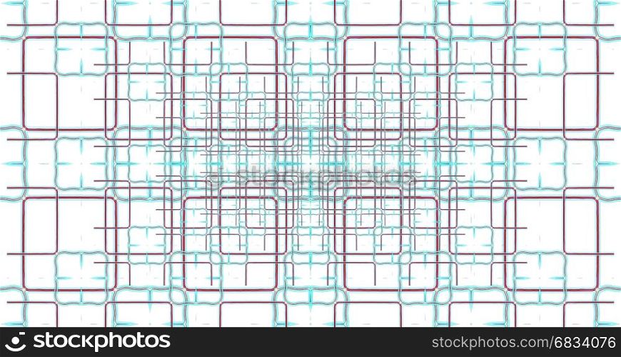 Abstract interwoven ornate geometric luxury pattern. Stained-glass window.