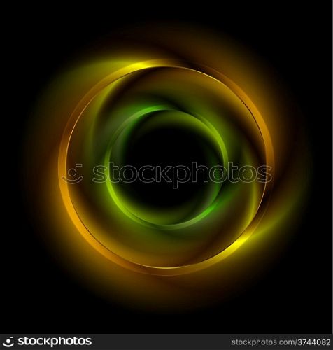 Abstract iridescent circles background