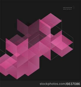 Abstract Isometric Color Shape Background for your design.. Abstract Isometric Color Shape Background for your design