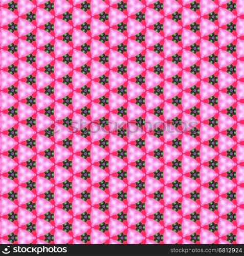 Abstract kaleidoscopic texture or background pattern design made from carunda or karonda fruit