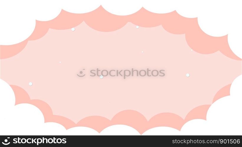 Abstract kawaii cool colorful cloud sky background. Soft gradient pastel cartoon graphic. Concept for children and kindergartens or presentation