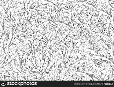 Abstract leaves background design.vector leaf pattern
