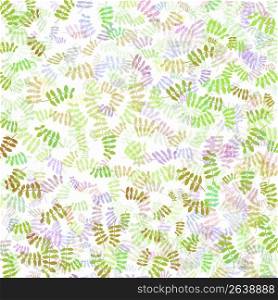 Abstract leaves design on white background