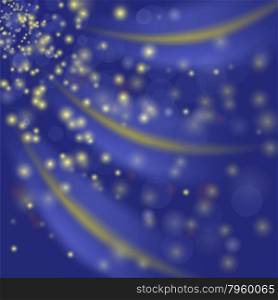 Abstract Light Background. Blurred Lights Blue Background. Abstract Light Background