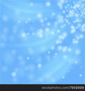 Abstract Light Background. Blurred Lights Blue Background. Blurred Lights Blue Background