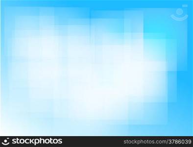 Abstract light background in soft blue and white- Great for background and layout design!