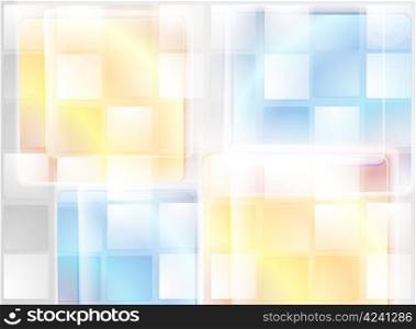 Abstract light background with squares. Vector illustration eps 10