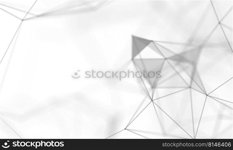 Abstract Light Geometrical Background . Connection structure. Science background. Futuristic Technology HUD Element . onnecting dots and lines . Big data visualization Business .. Abstract White Geometrical Background . Connection structure. Science background. Futuristic Technology HUD Element . onnecting dots and lines . Big data visualization and Business .