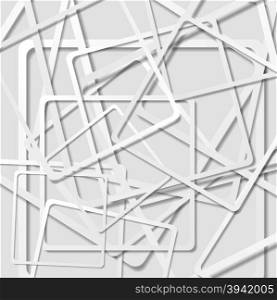 Abstract light grey squares background